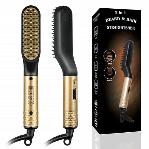 Alisador de barba multifuncional para hombres