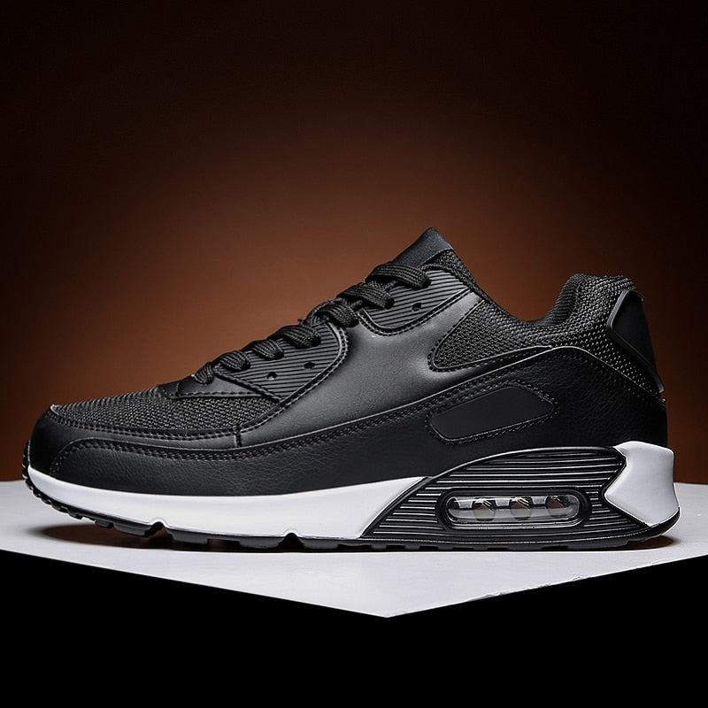 Sxclaee Air Cushion Herren Freizeitschuhe Atmungsaktiv Bequemes Mesh-Futter Turnschuhe Schweißabsorbierende Deodorant Sportschuhe Größe 47