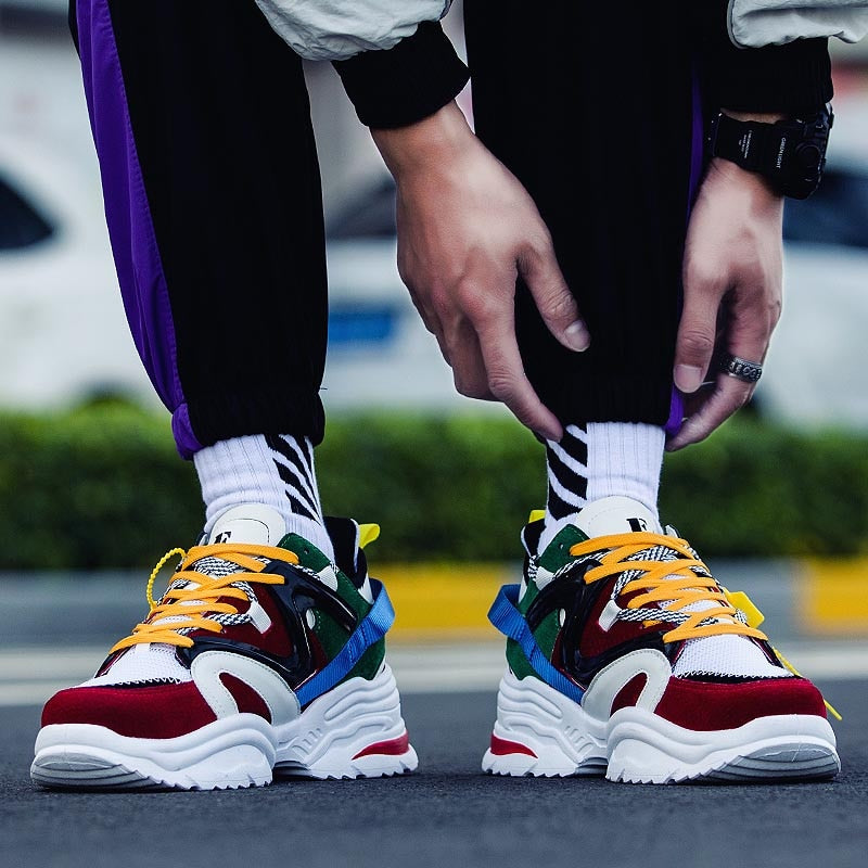 Mens Shoes Casual Sneakers Men 2023 Chunky Fashion Trainers Tennis Masculino Adulto Chaussure Homme Zapatillas Hombre Deportiva