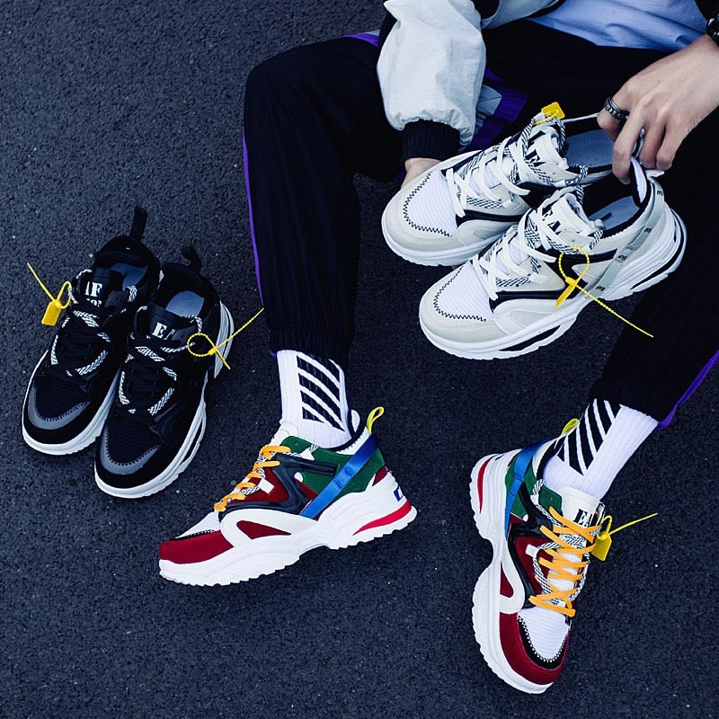 Mens Shoes Casual Sneakers Men 2023 Chunky Fashion Trainers Tennis Masculino Adulto Chaussure Homme Zapatillas Hombre Deportiva