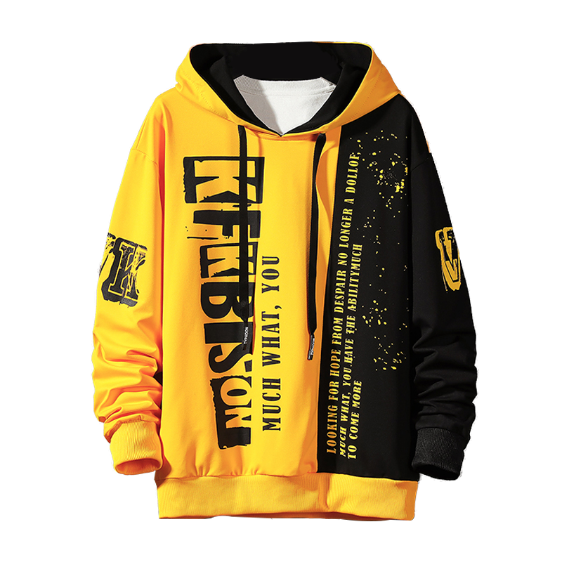 Männer Sweatshirts Hoodie Männer Tops Frühling und Herbst Straße Männer tragen japanische Hip-Hop Casual Fashion Loose Hoodies Männer