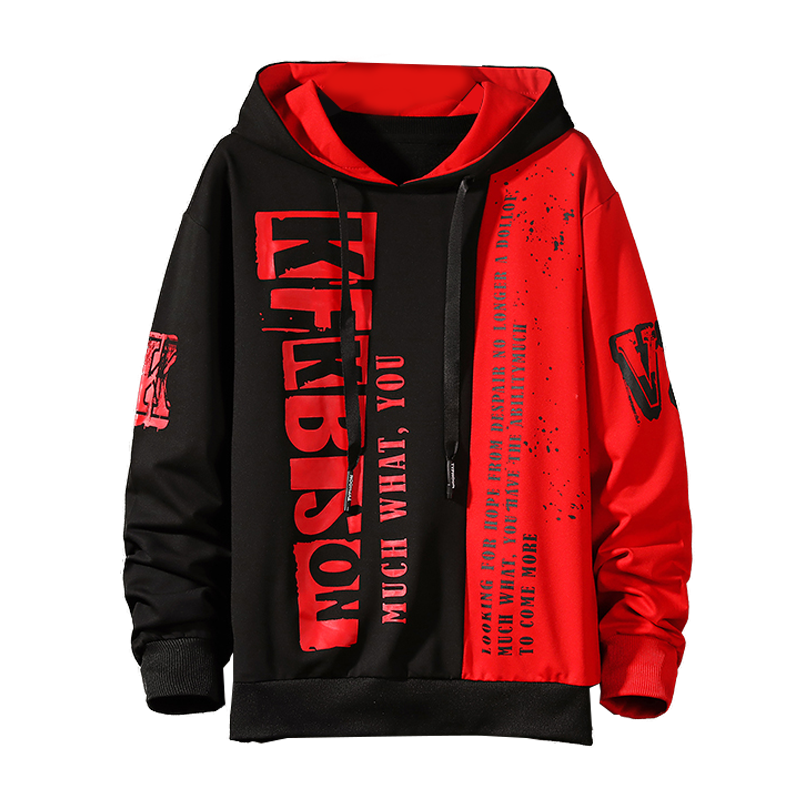 Sudaderas con capucha para hombre, Tops para hombre, ropa de calle de primavera y otoño para hombre, sudaderas con capucha holgadas de moda informal de hip-hop japonés para hombre