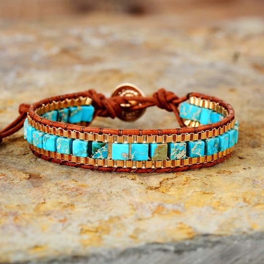 bracelet en turquoise