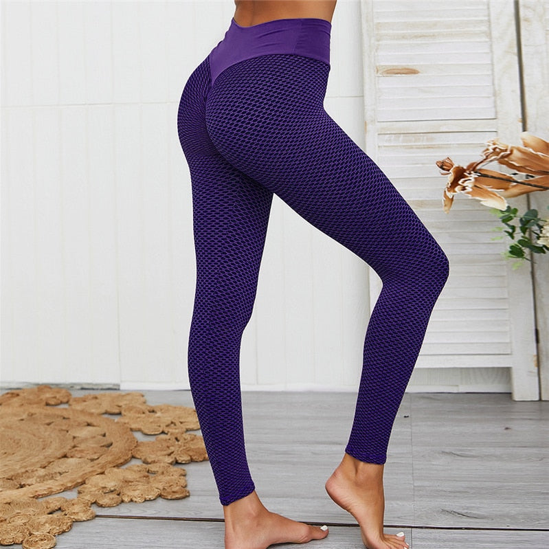 SVOKOR Dot Damen Leggings Hohe Taille Fitness Legging Push Up Damen Nahtlose Trainingshose Damen Leggins Mujer Polyester Lässig