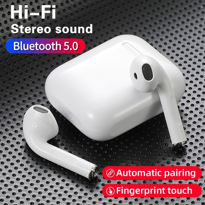 Original i12 tws Stereo Wireless 5.0 Bluetooth Kopfhörer Ohrhörer Headset mit Ladebox für iPhone Android Xiaomi Smartphones