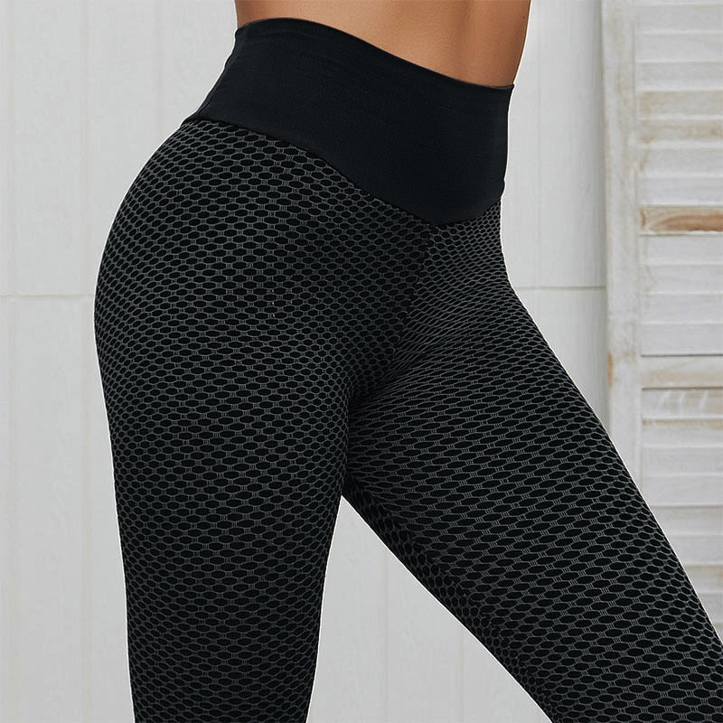 SVOKOR Dot Damen Leggings Hohe Taille Fitness Legging Push Up Damen Nahtlose Trainingshose Damen Leggins Mujer Polyester Lässig