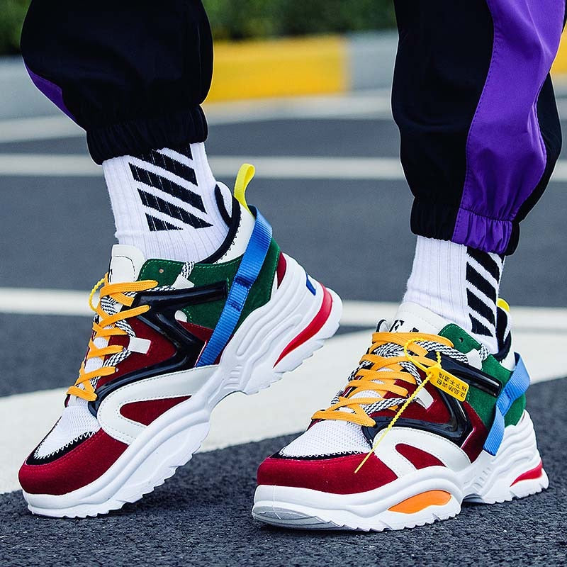 Mens Shoes Casual Sneakers Men 2023 Chunky Fashion Trainers Tennis Masculino Adulto Chaussure Homme Zapatillas Hombre Deportiva