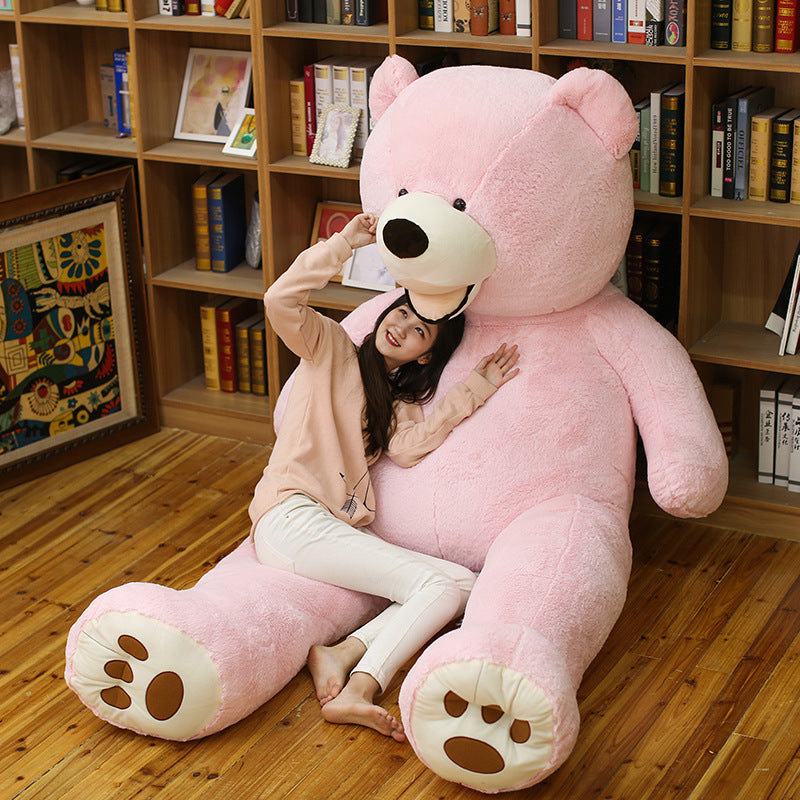 Muñeca gigante de 3 metros, panda grande de peluche, muñeco de tela de gran tamaño, 2 abrazos, oso femenino, muñeca grande para dormir