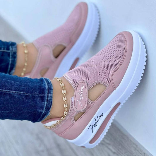 2023 Spring Women's Sneakers Platform Casual Breathable Sport Design Vulcanized Shoes Fashion Female Footwear Zapatillas Mujer